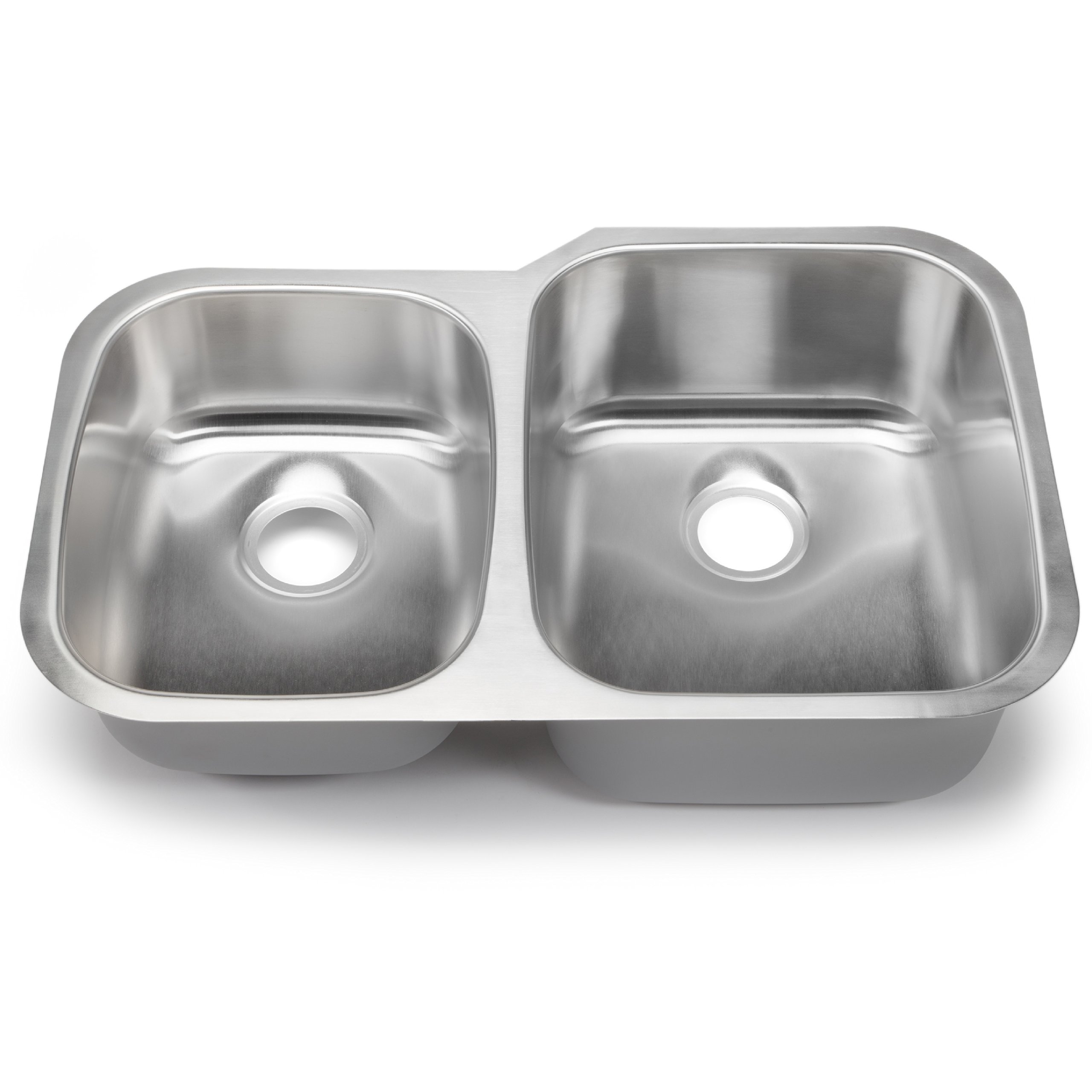 Hahn Chef Series SS044 32-Inch Undermount 40/60 Double Bowl