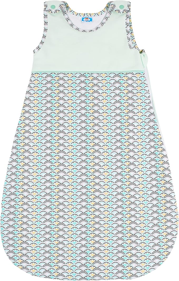 Sweety Fox Nursery,Bedding,Blankets & Swaddlers,Swaddles Sweety Fox 2.5 TOG Baby Sleeping Bag, 80cm, Blue - Sleeping Bag Baby 6-12 Months - Swaddle Bag with Organic Cotton - Baby Clothing Free of Chemicals and OEKO-TEX Certified