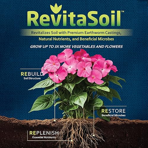 Miniatura 2 de Earth Science RevitaSoil Enmienda de suelo, 4 libras - Refuerzo orgánico de suelo - Fundición de lombrices de tierra, fundición de gusanos,