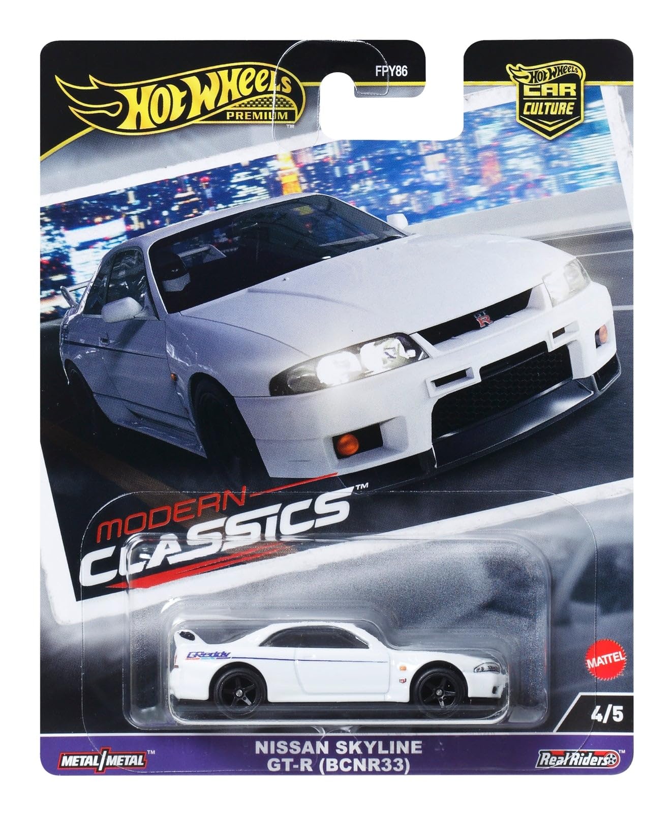 Amazon.com: Hot Wheels Nissan GT-R (BCNR33), Modern Classics 4/5