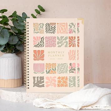 Beautiful Matisse 2026-2028 Monthly Planner - To Do List Notebook | Easily Organizes Your Tasks to Boost Productivity - Runs from July 2026 Until December 2028 Incl. 2027