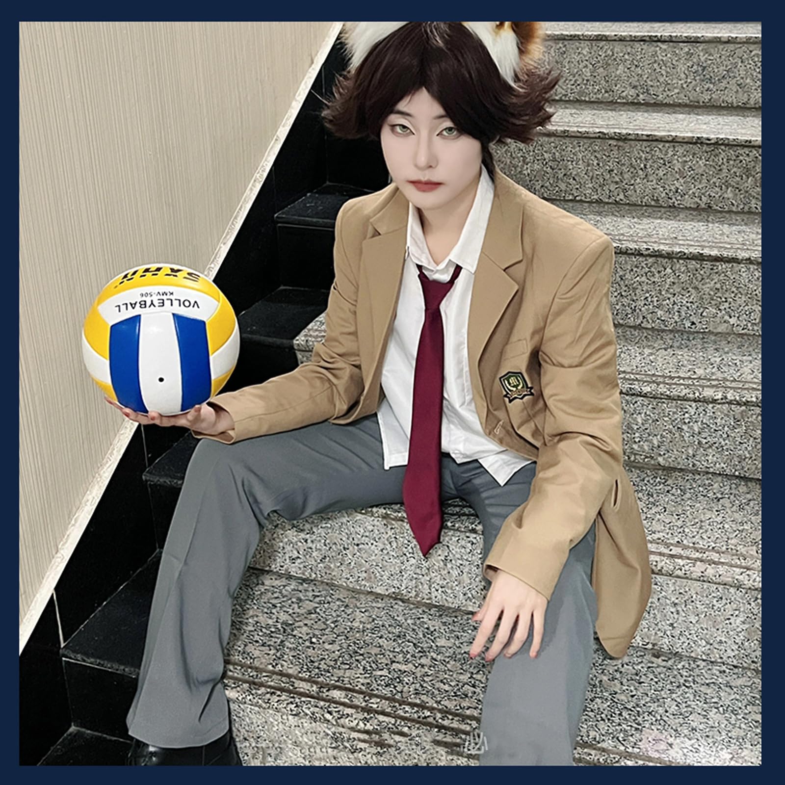 Amazon.co.jp: ハイキュー!! コスプレ衣装 スクールバッグ付き