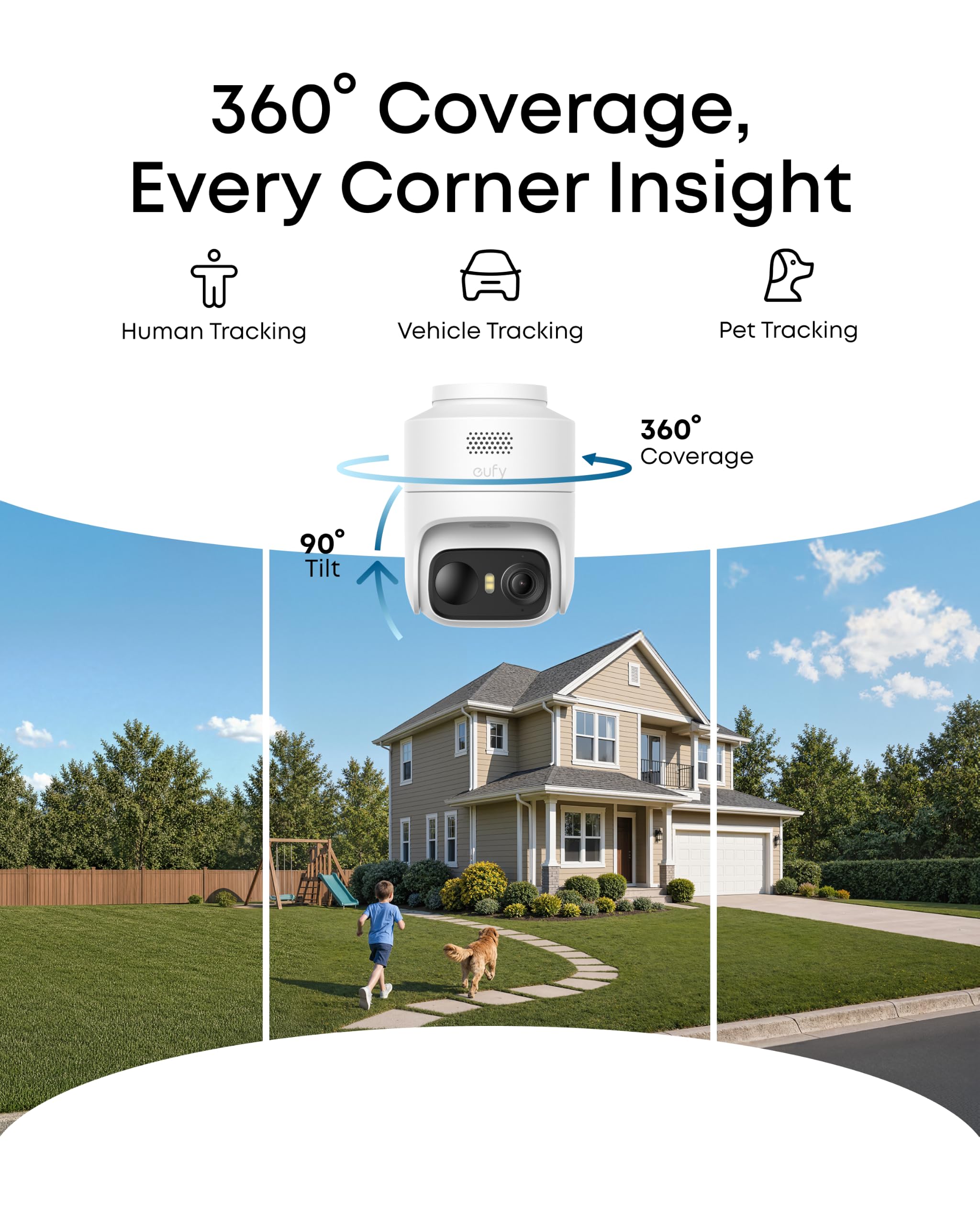 Amazon.com : eufy Security eufyCam C37 2-Cam Kit, 360° Pan&Tilt