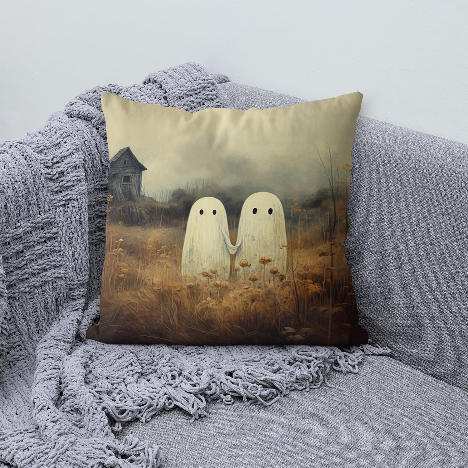 Housse De Coussin Carrée Plumes 40 X 40 Cm Navy - OSTARIA - Mr Bricolage