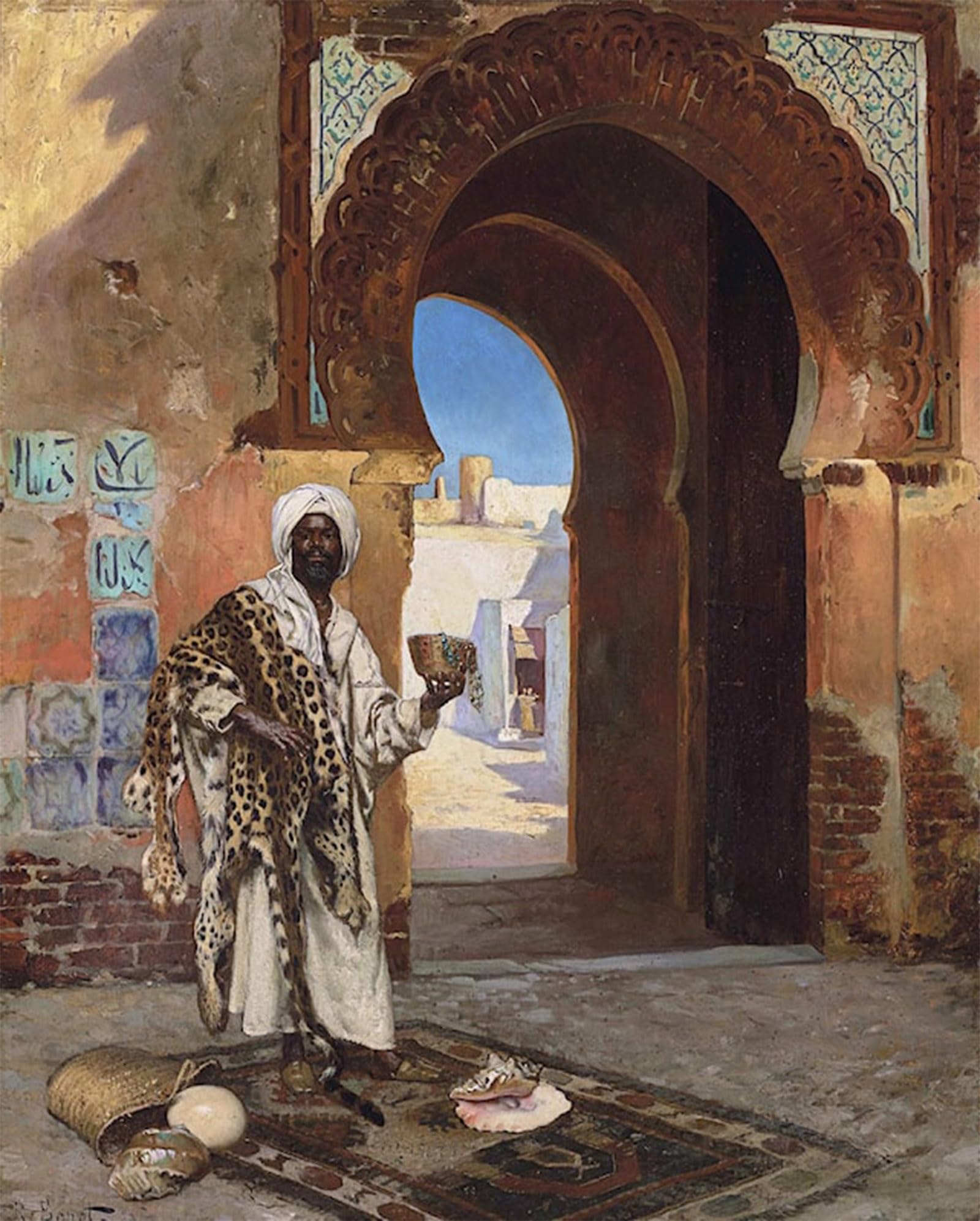POSTERIIk Famous Animal Posters Vintage Picture il mercante di conchiglie Rudolf Ernst Modern Wall Decor for Home Decor 60x90cm