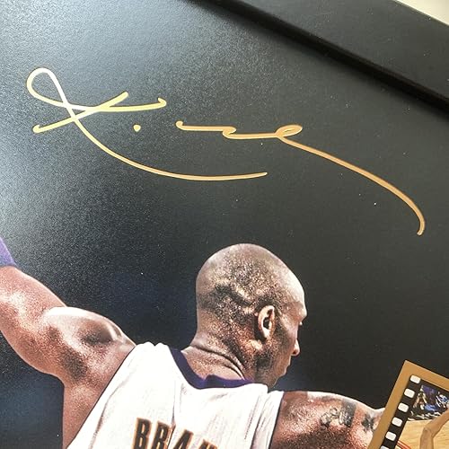 Miniatura 5 de sufenvera Kobe Bryant - Póster enmarcado para fanáticos del baloncesto en cumpleaños, Navidad, Día del Padre, 10 x 8 pulgadas