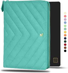 NEORAH A5 Notebook Organizer With Loop Dotgrid Journal | Faux Leather