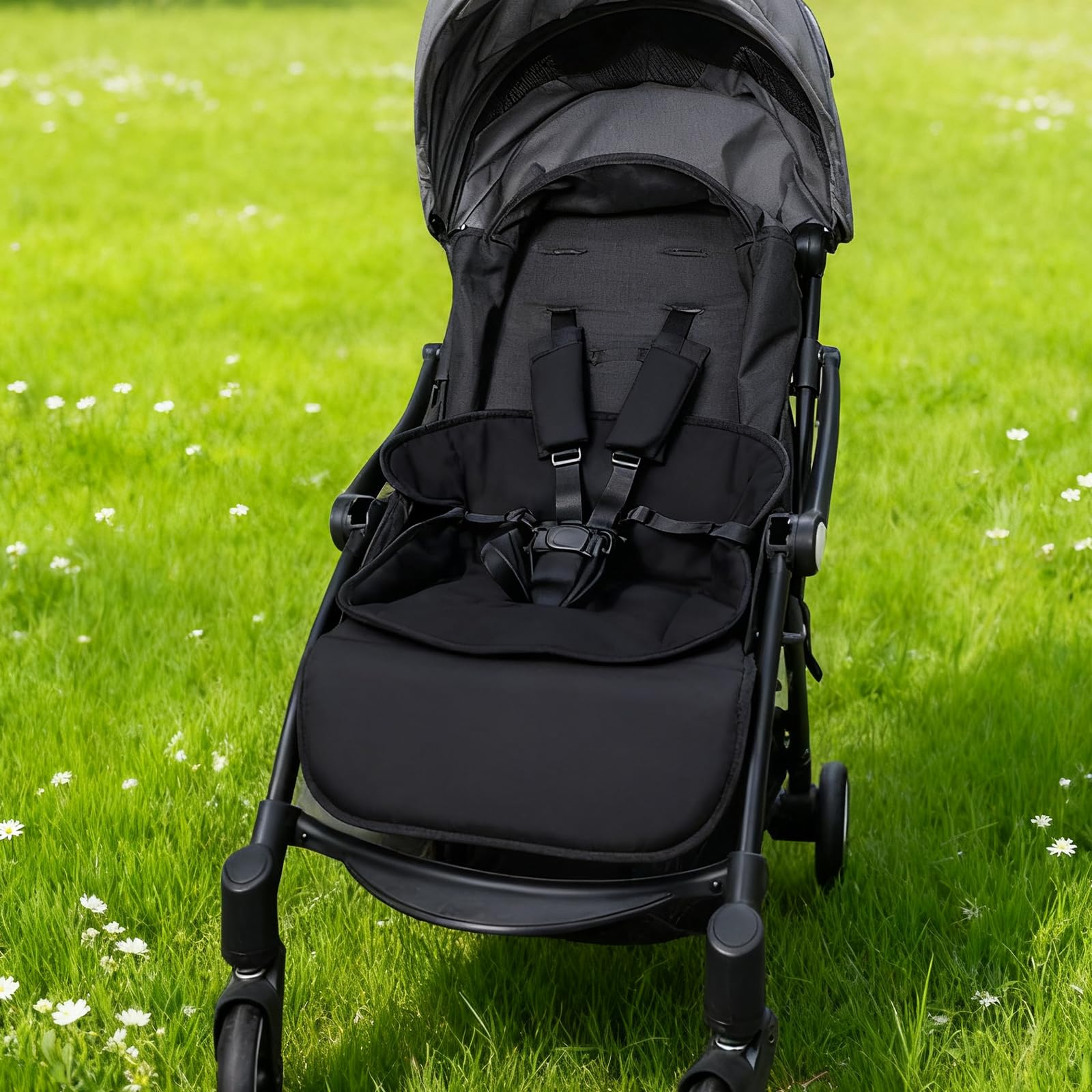 VOSSOT Protector de Asiento de Coche para Bebé Protector Silla Coche Impermeable Universal para Bebé Cojín Orina Aislada Silla de Auto Cochecito para Paseo Carrito Almohadilla Absorbente