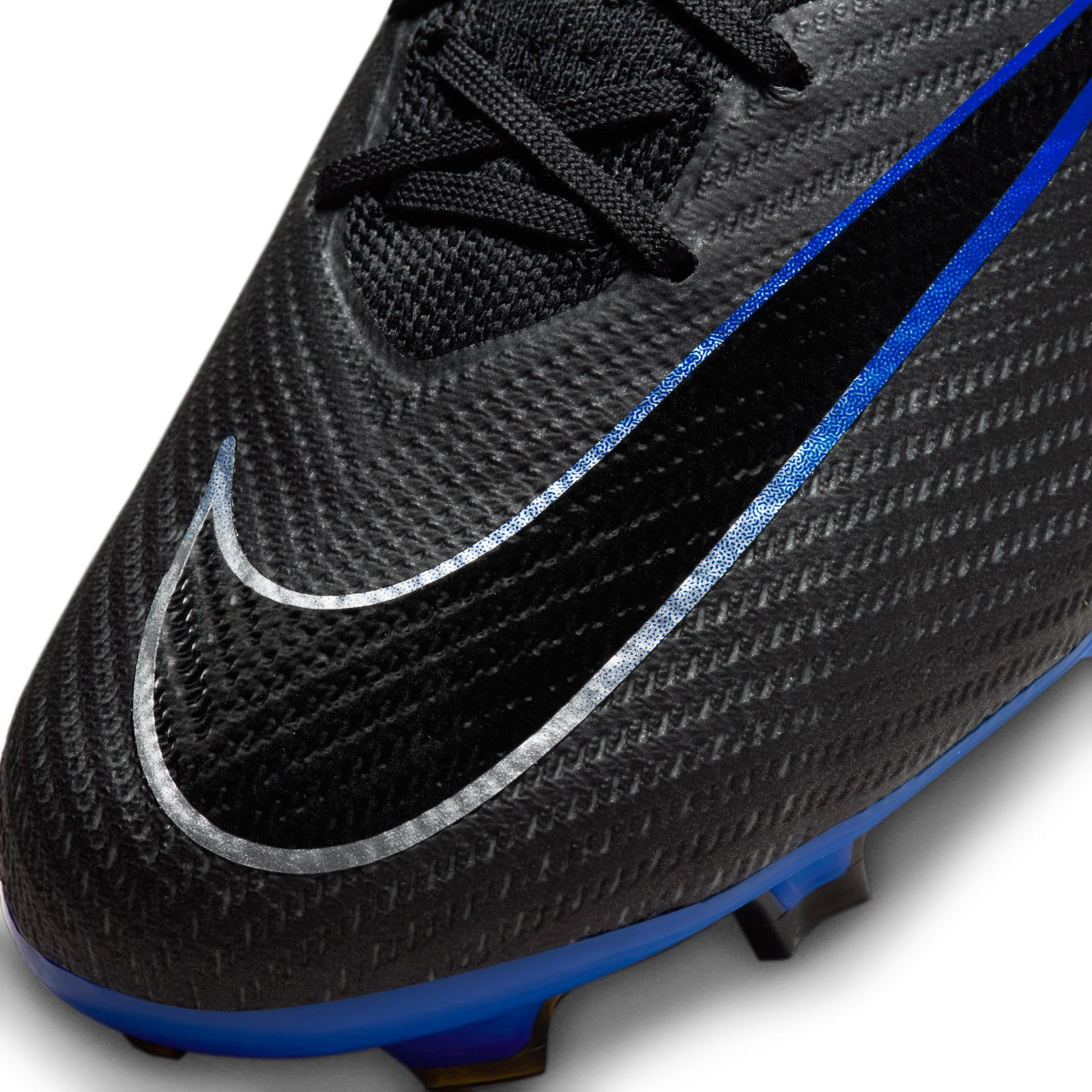 NIKE Men's Soccer Low, Black Chrome Hyper Royal, 7