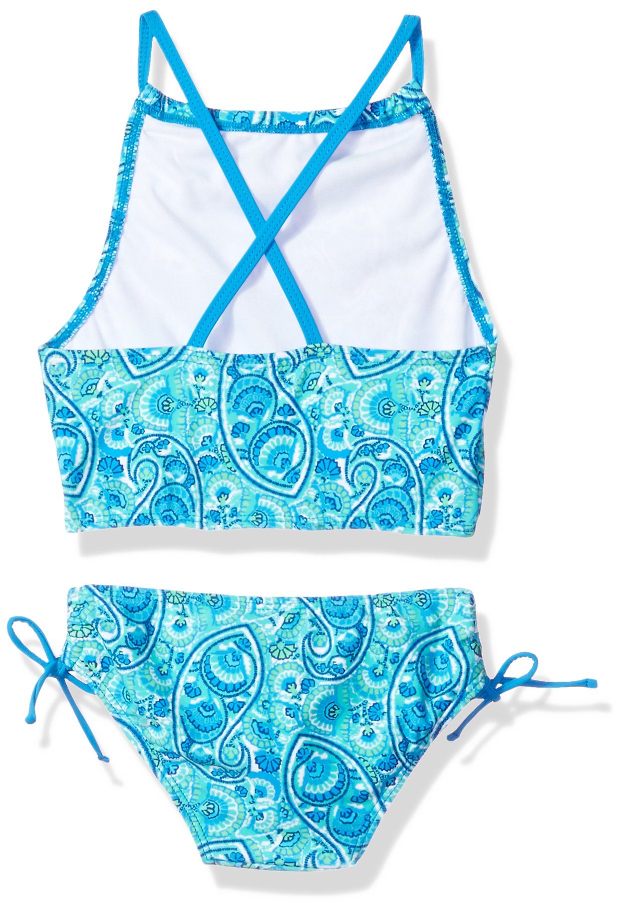 Kanu Surf Girls' Daisy Beach Sport Halter Tankini 2-Piece Swimsuit