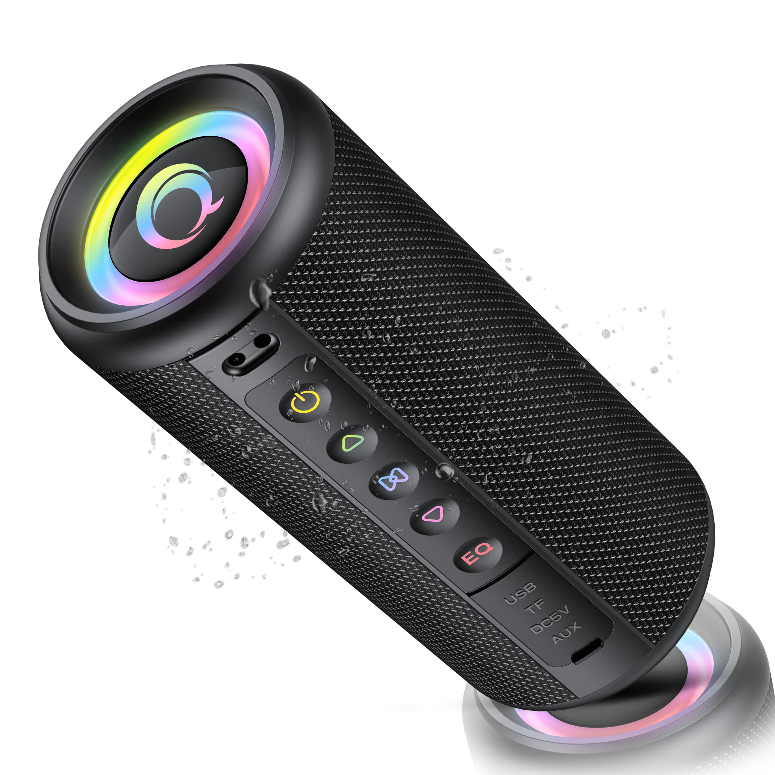 dotn Bluetooth Speaker with Stereo Sound, Music Box with Suction