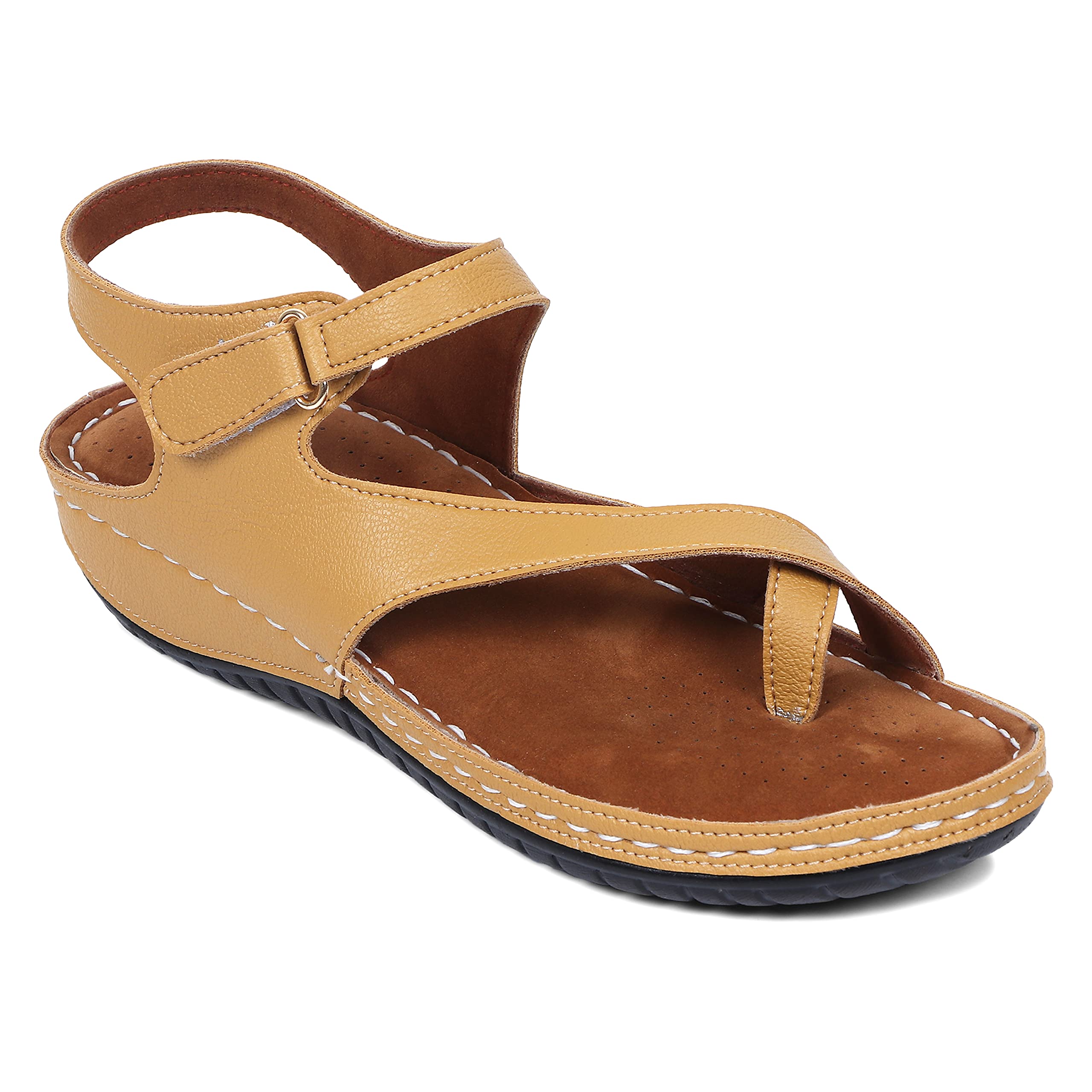 YAHE Womens Doctor Sole Orthopedic Footwear Stylish Yellow Colour Fashion Sandals Y-931 UK 5 (B0B4JMV8B7) Amazon Price History, Amazon Price Tracker