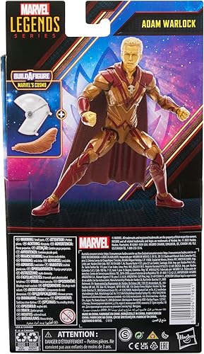 Miniatura 3 de Marvel Legends Series Adam Warlock, Guardianes de la Galaxia Vol. 3 - Figuras de acción coleccionables de 6 pulgadas, juguetes para edades de 4 años