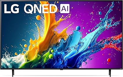 LG 75-Inch Class QNED80T Series LED Smart TV 4K Processor Flat Screen with Magic Remote AI-Powered with Alexa Built-in (75QNED80TUC, 2024)