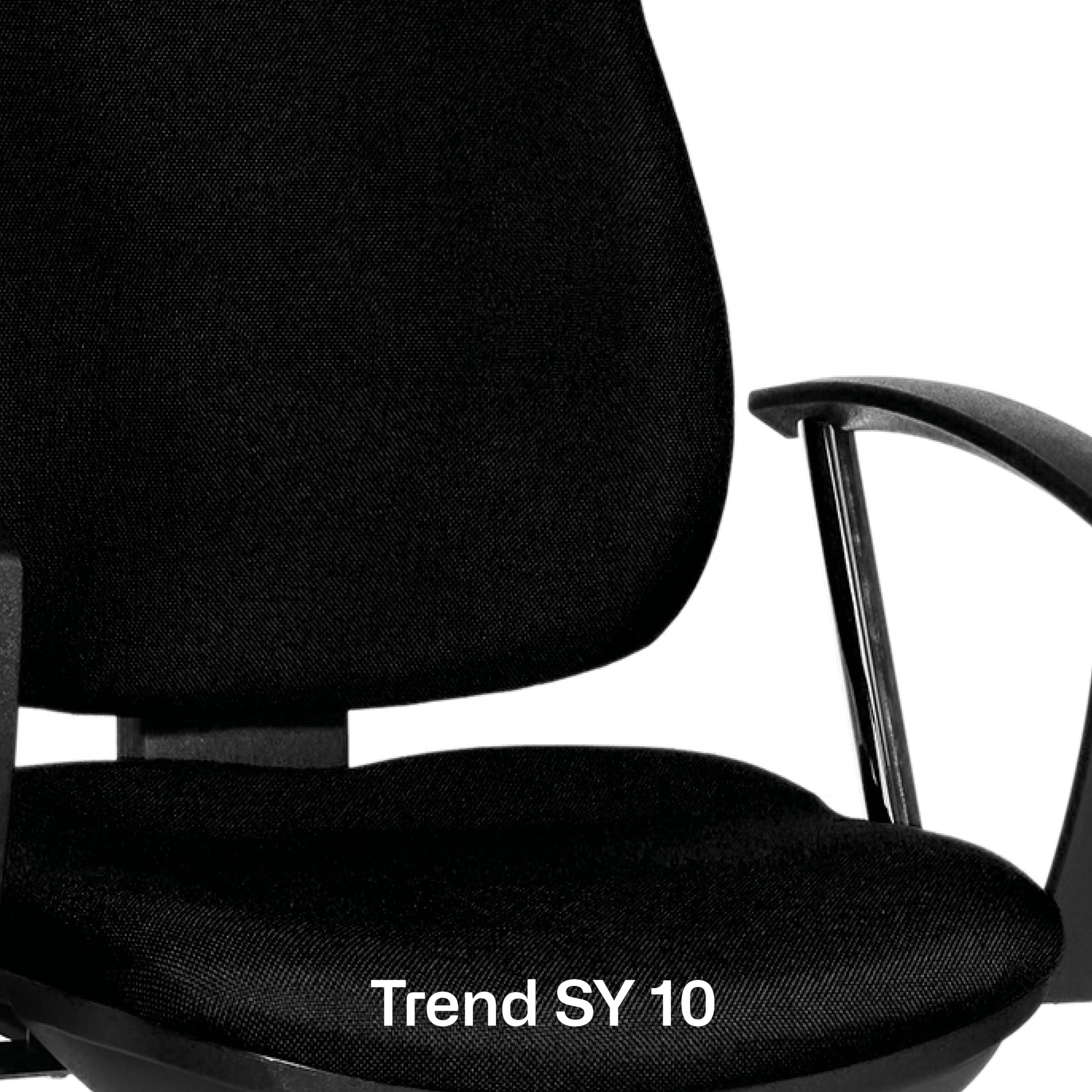 Topstar 9020AG22, Trend SY 10, Bürostuhl, Schreibtischstuhl, ergonomisch, mit Armlehnen, Bezugsstoff anthrazit, 110 x 56 x 45