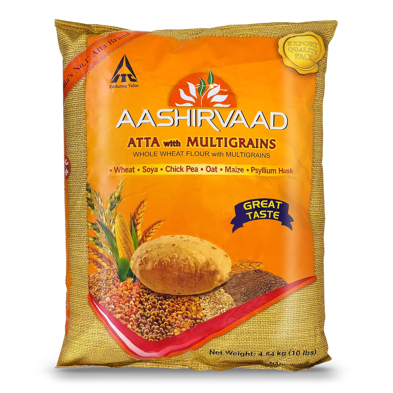Aashirvaad Atta with Multigrains, 10kg Amazon.in Grocery & Gourmet Foods