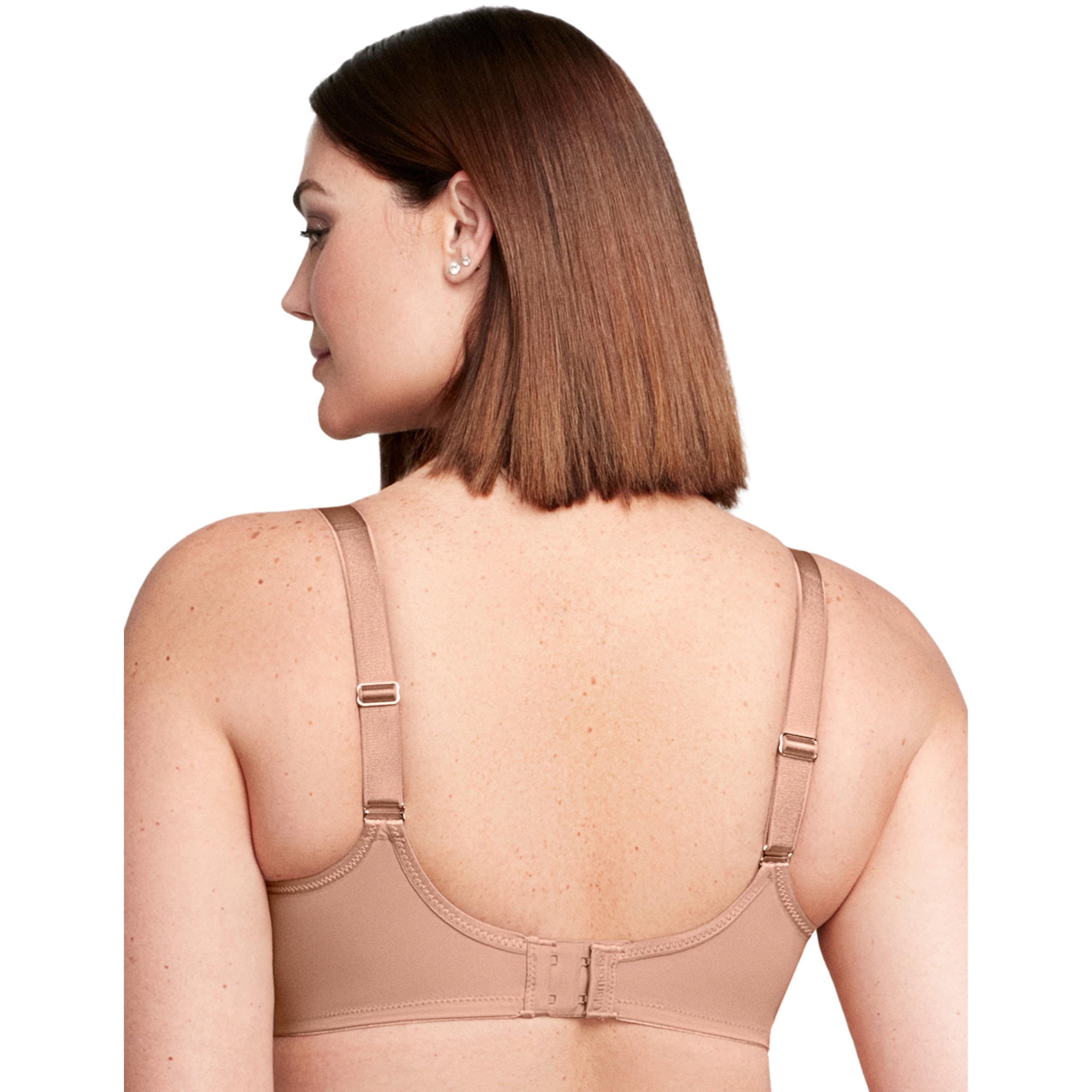 Glamorise Wonderwire Comodidad Encaje Correa #9855 Sujetador de Cobertura Completa Mujer (Pack de 1)
