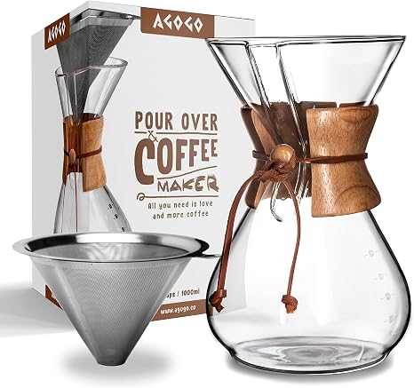 AGOGO Pour Over Coffeemaker Set 