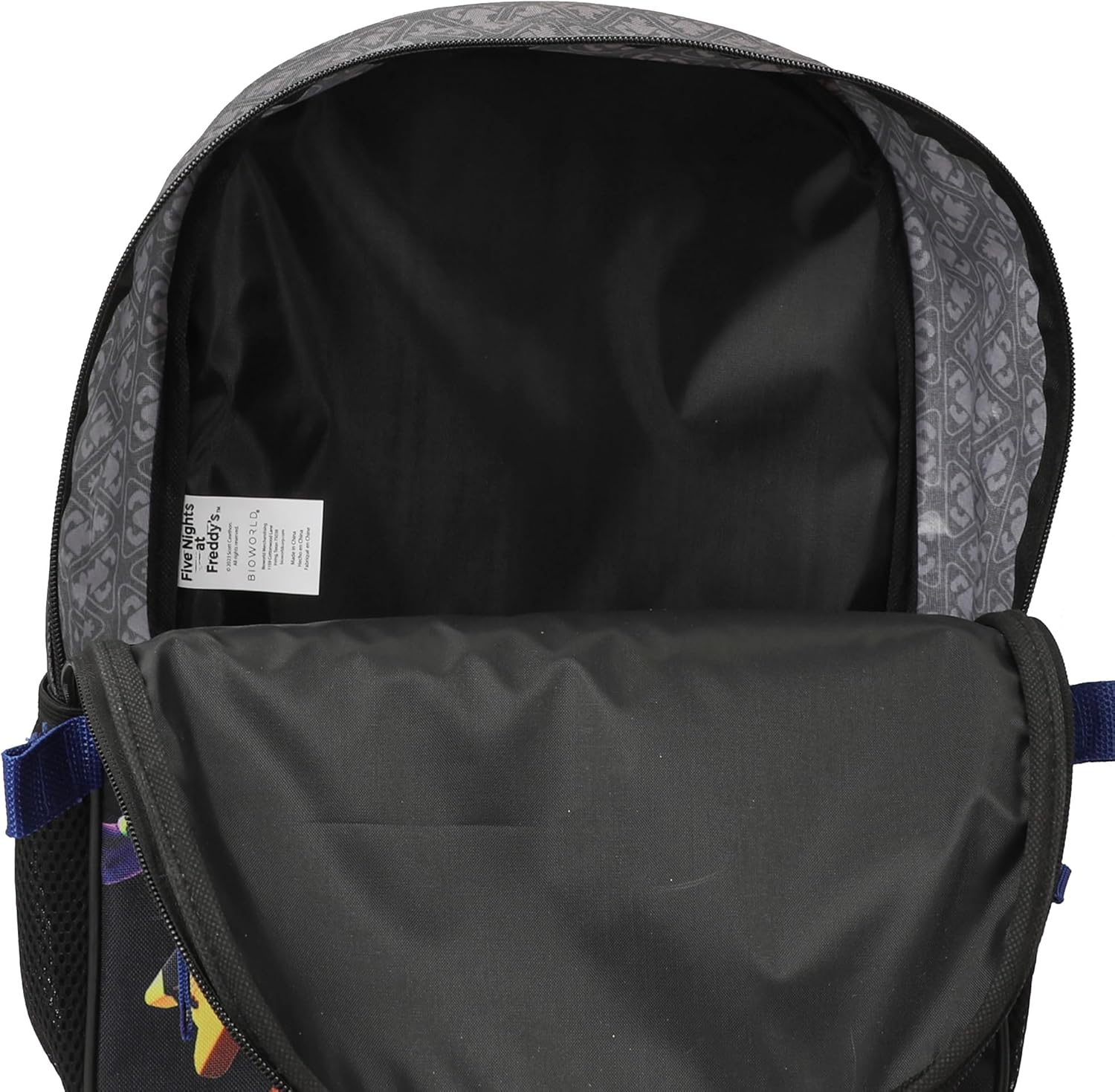 BIOWORLD Unisex Five Nights At Freddy's Security Breach Fazcade 5-Piece Backpack Set (Little Kid/Big Kid), Blue, One size