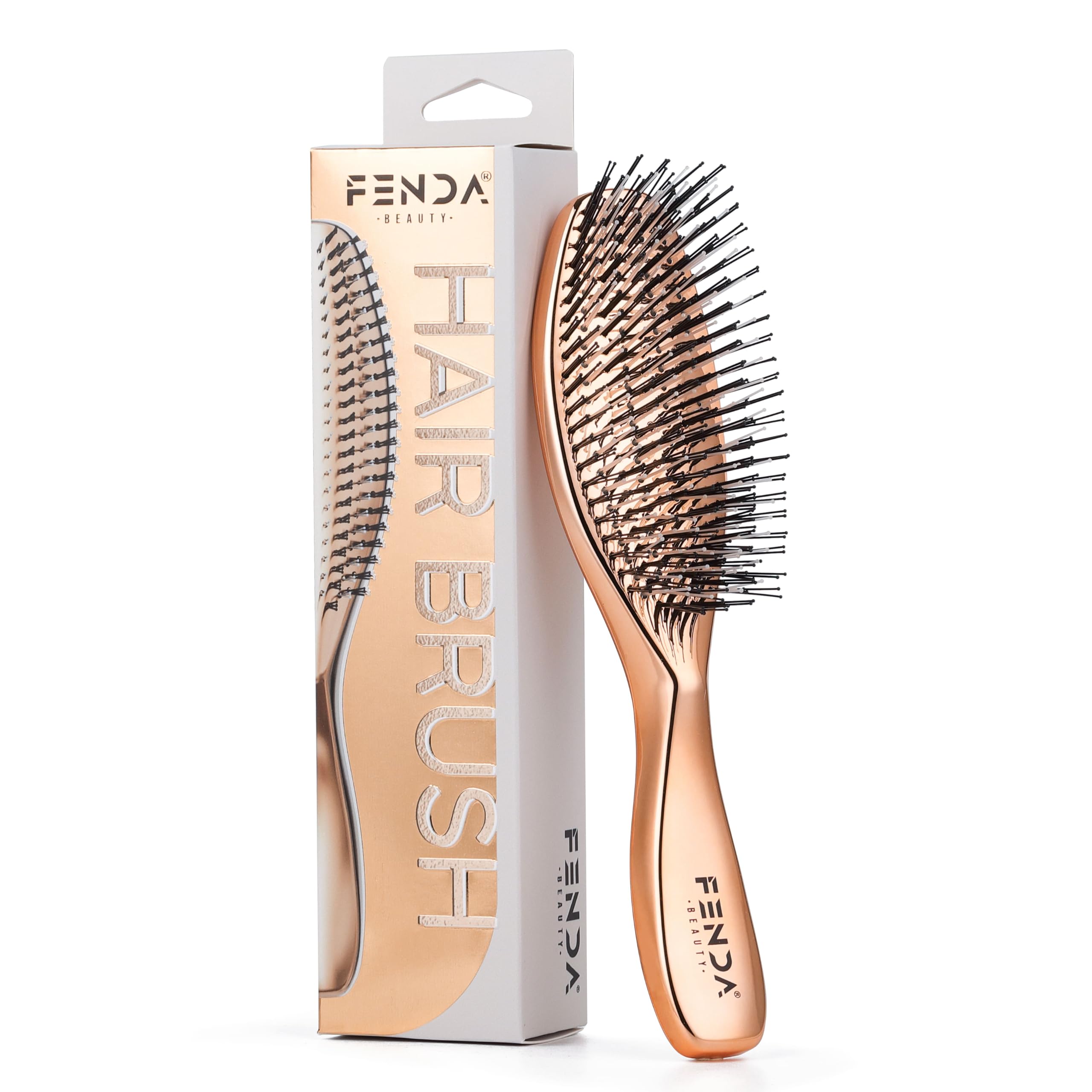 Fenda Profesyonel 4 Pinli Slim Bronz Saç Fırçası