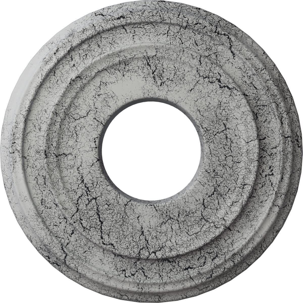 Ekena Millwork CM12CLUWF 12 3/8"OD x 4"ID x 1 1/8"P Classic Ceiling Medallion, Ultra Pure White — Amazon image 24