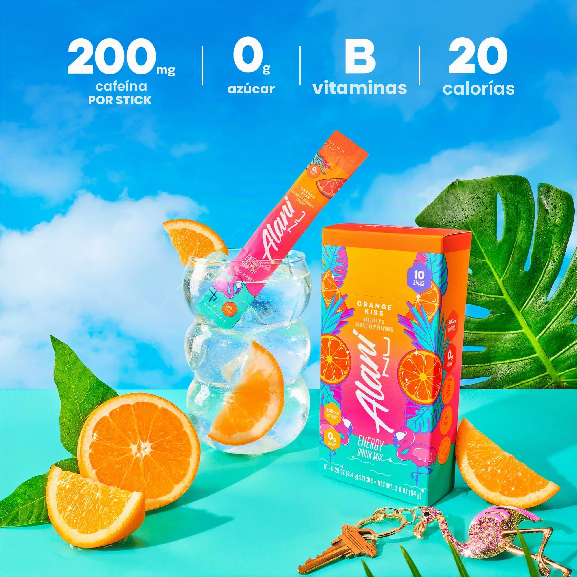 Alani Energy Stick - Beso naranja - 10 unidades