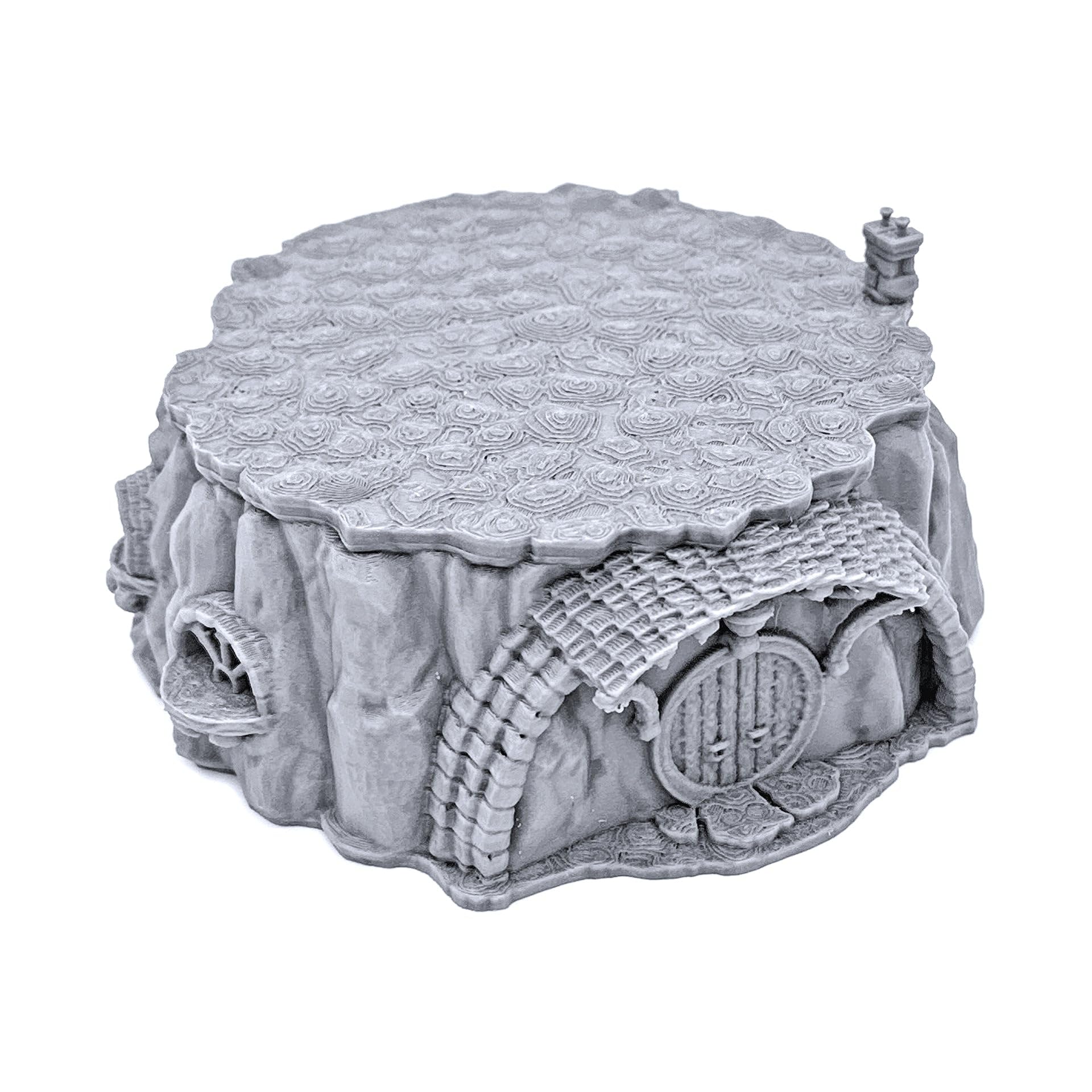 EnderToys Halfling Hole by Printable Scenery, 3D Printed Tabletop RPG Scenery and Wargame Terrain 28mm Miniatures