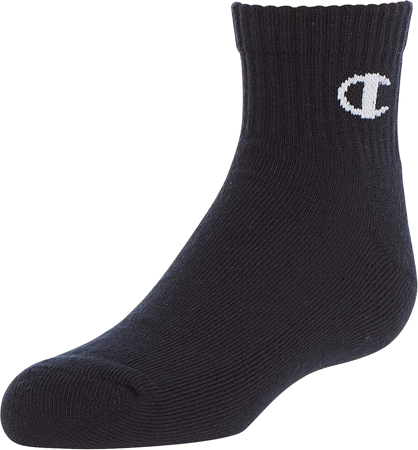 Champion Big Kids' 6-Pack Quarter Socks