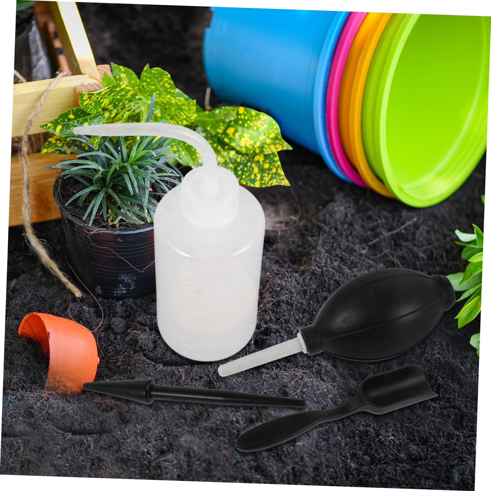 Didiseaon 5 Juegos Herramientas de Jardinería para Suculentas Herramientas de Pala Pequeñas Mano para Plantar Kit para Jardinería