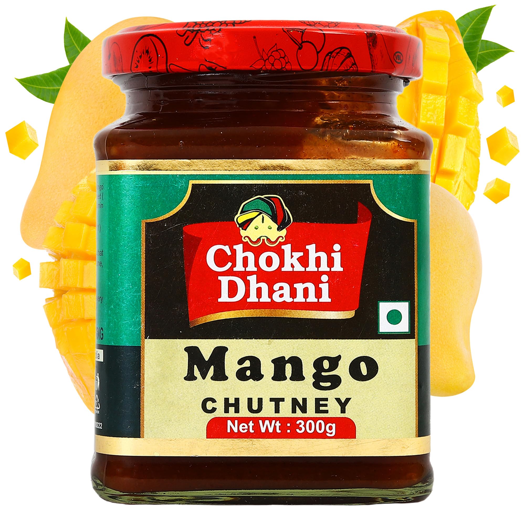 Buy Chokhi Dhani Mango Chutney, Sweet Condiment for Dipping Chutneys ...