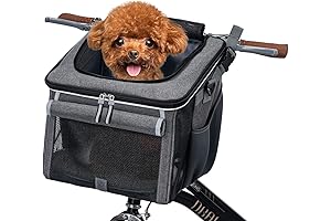 Dog Bike Basket: Safe and Secure Pet Carrier for Small Dogs