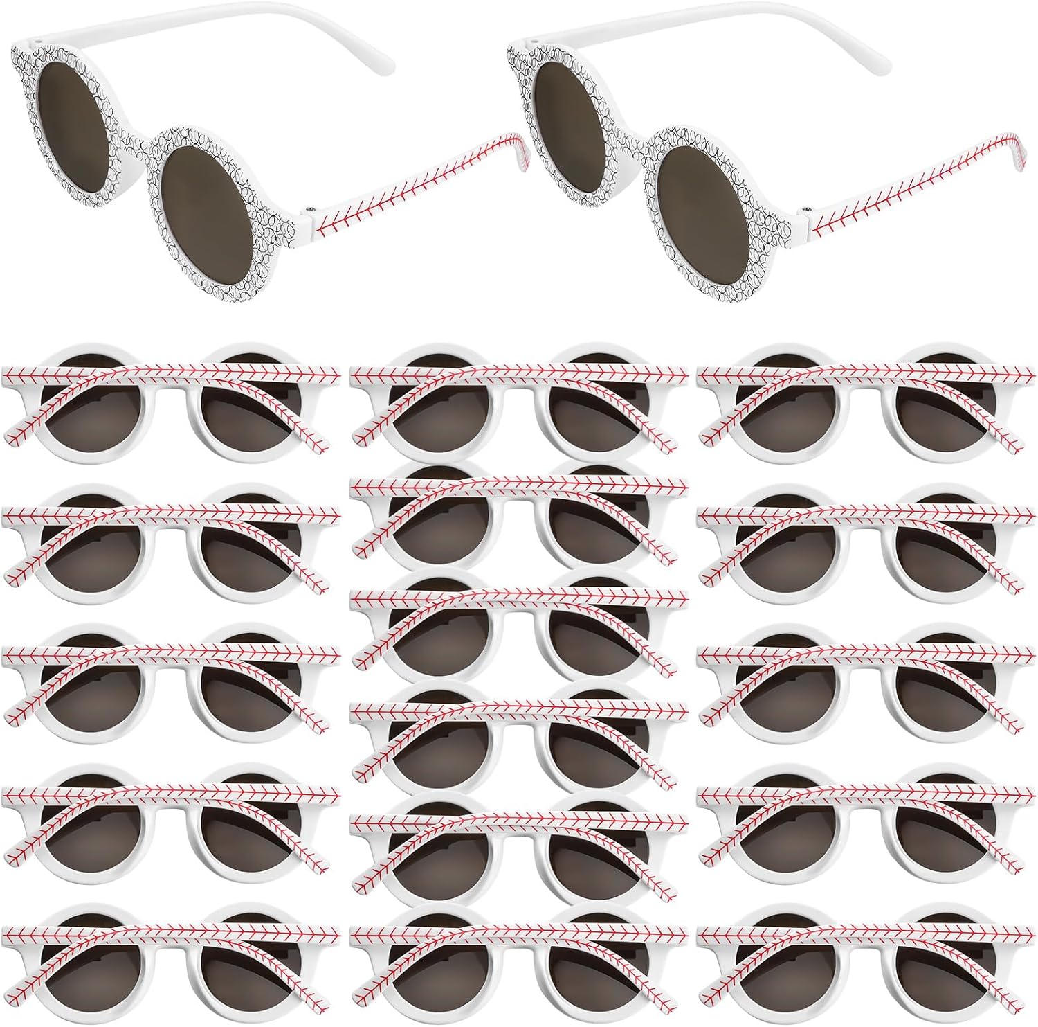 16 Pair Basketball Soccer Baseball Sunglasses Sport Sunglasses Team Gift Bulk for Players Goodie Bag Fillers