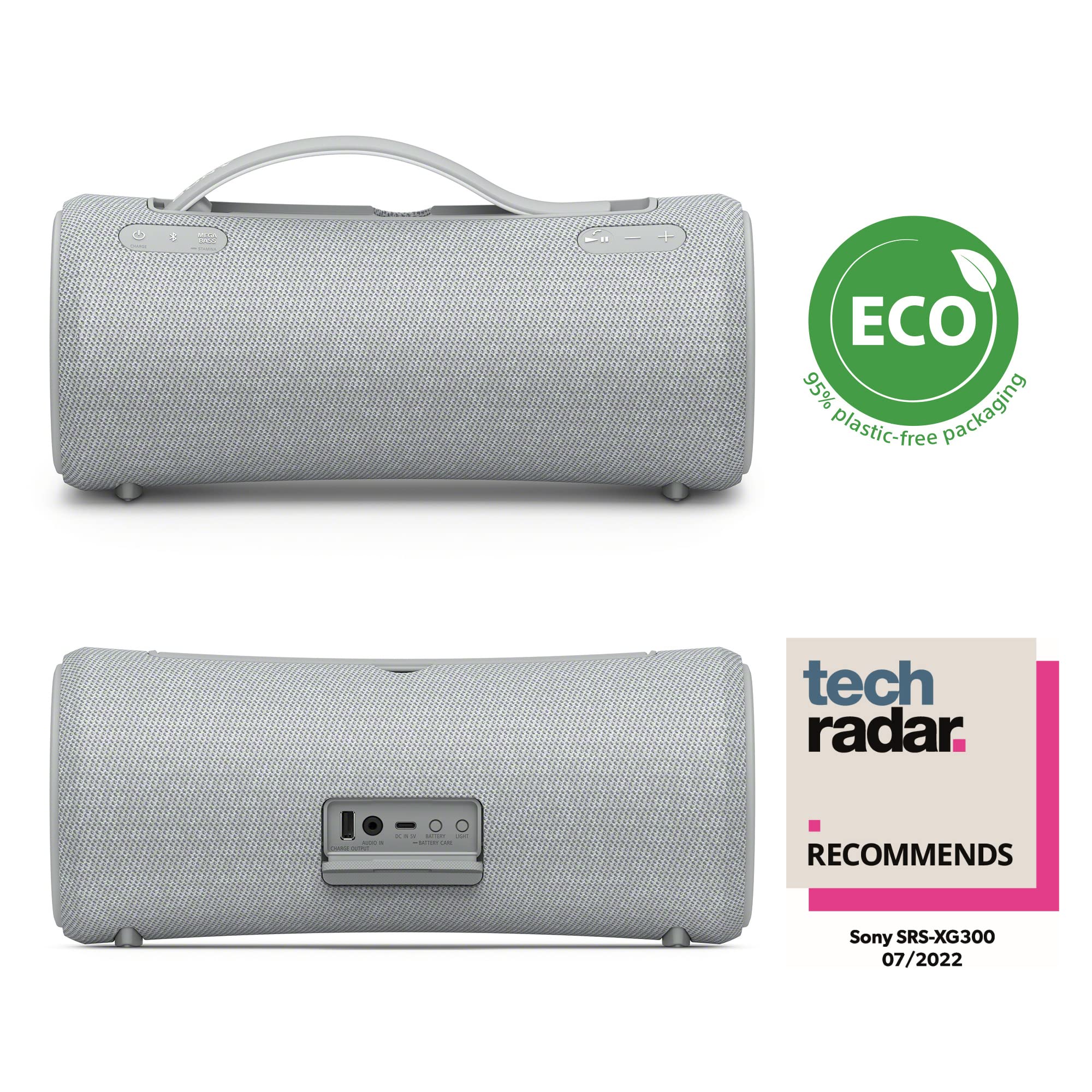 Sony SRS-XG300 - Portable wireless Bluetooth speaker with powerful