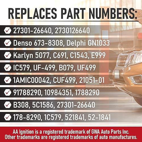 Vista 30 de Juego de 4 bobinas de encendido de repuesto, compatibles con Toyota, Lexus, Scion, 1.8L L4 Corolla, Matrix, Prius, V, Plug-In, Vibe, xD, CT200h