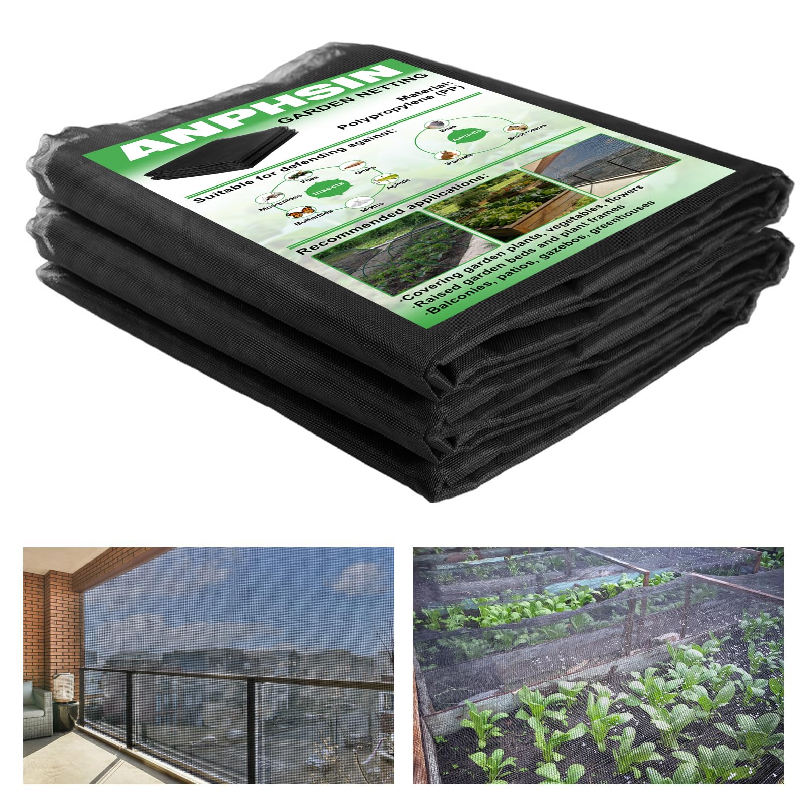 ANPHSIN Stronger Garden Mesh Netting