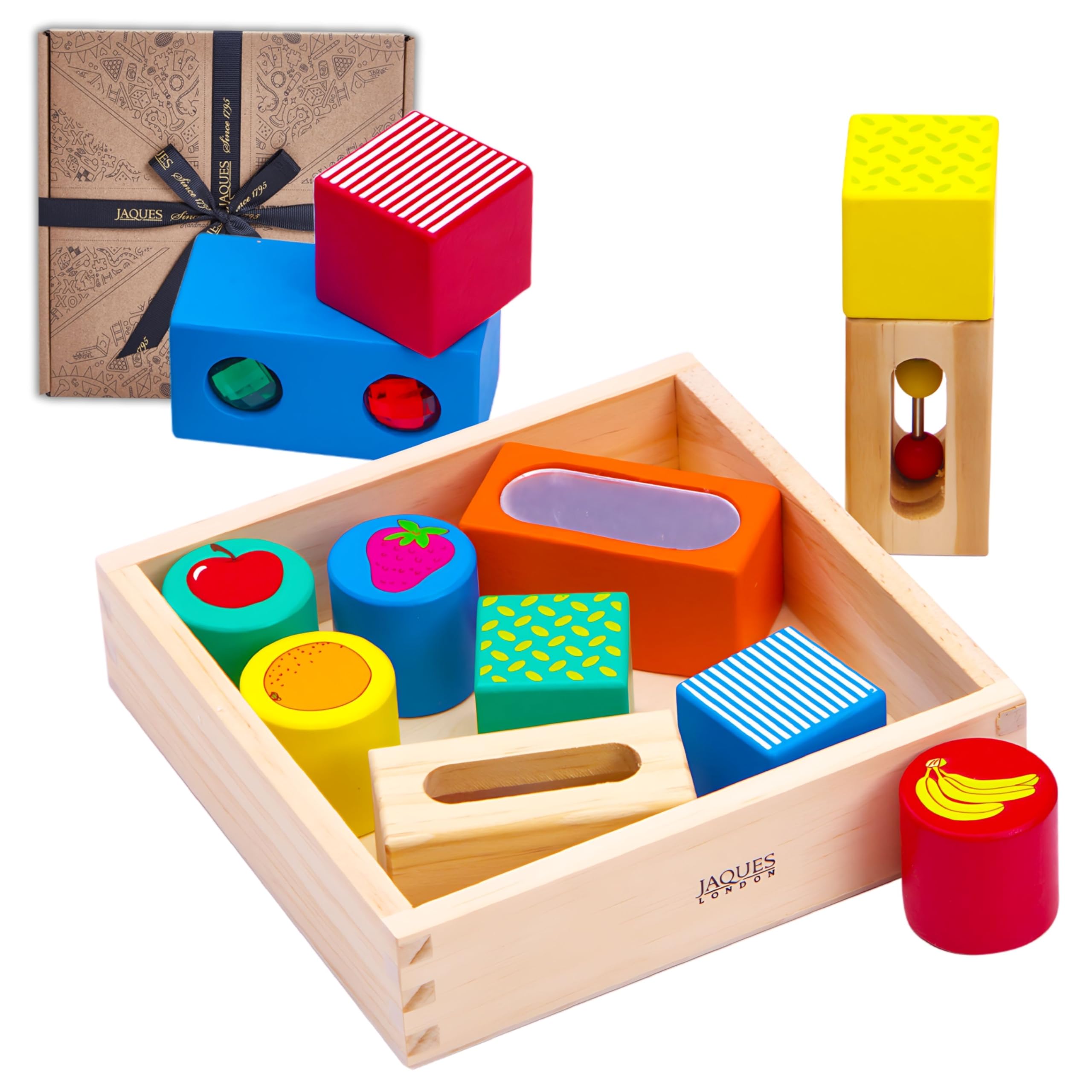 Jaques of LondonSensory Wooden Blocks | Sensory Toys, Early Development & Activity Toys | Wooden Toys | Since 1795