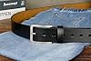 JingHao Mens Leather Belt,Plus Size Belts for Men,Pin Buckle Belt Great for Jeans, Casual,Formal,Work Wear 28-64 Black Brown