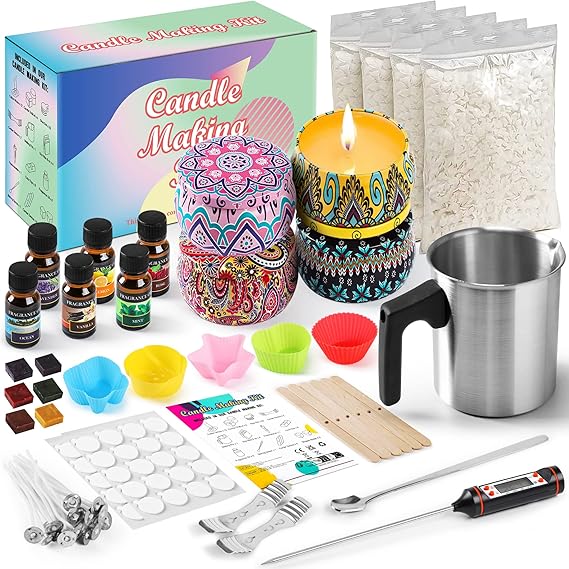 Popolic Candle Making Kit, DIY Scented Candle Supplies Candle Craft