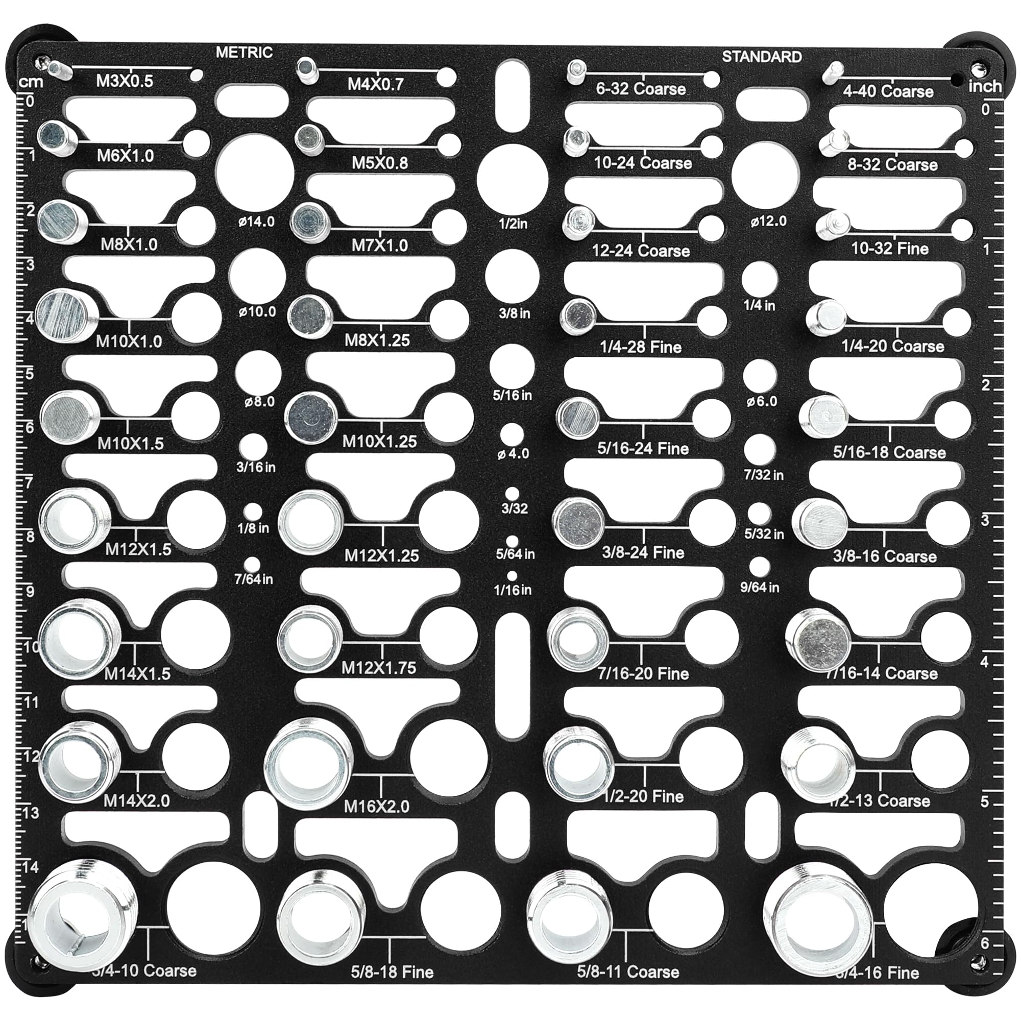 Thread Checker Tool - Bolt & Nut Size Finder -1