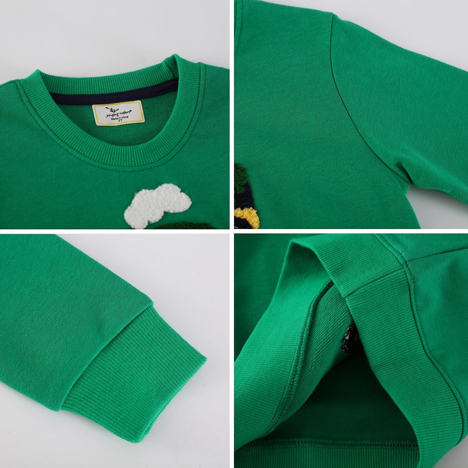 Toddler Boy Long Sleeve Sweatshirt 2-6Y Boys Cotton Sweat Shirt Kids Dinosaur Truck Print Sweater Pullover Tops