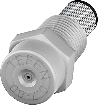 Tefen Fogger Misting Nozzle with Stainless Steel Filter 1/8" NPT 1 GPH 100 Pack