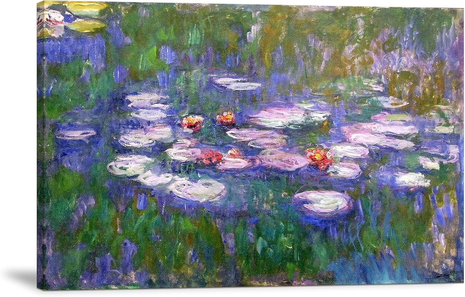 人気商品は 壁掛け キャンパス 大好き クロード モネ 絵画 バスケット 丸籠 アンティーク 美術品 アンティーク Oyostate Gov Ng