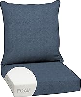 Vista 81 de Arden Selections Juego de cojines profundos para exteriores, 24 x 24 pulgadas, resistente al clima, a prueba de lluvia, resistente a la decoloración