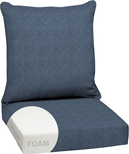 Miniatura 81 de Arden Selections Juego de cojines profundos para exteriores, 24 x 24 pulgadas, resistente al clima, a prueba de lluvia, resistente a la decoloración