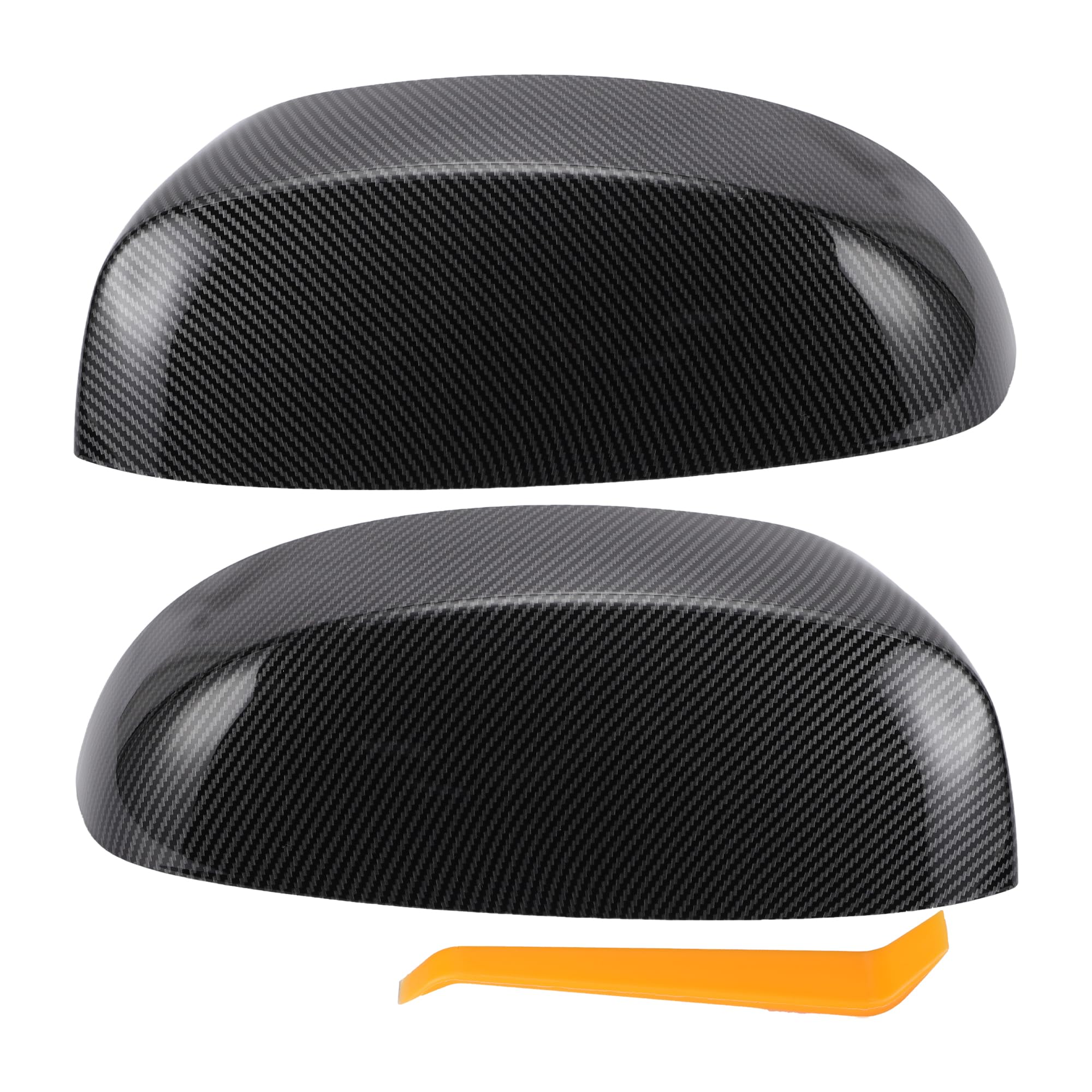 X AUTOHAUX Side Mirror Cover Upper Half Cap Clip-on for Chevy Tahoe Avalanche Silverado Suburban 2007-2014 for GMC Sierra Yukon Xl 1500 2500 3500 HD