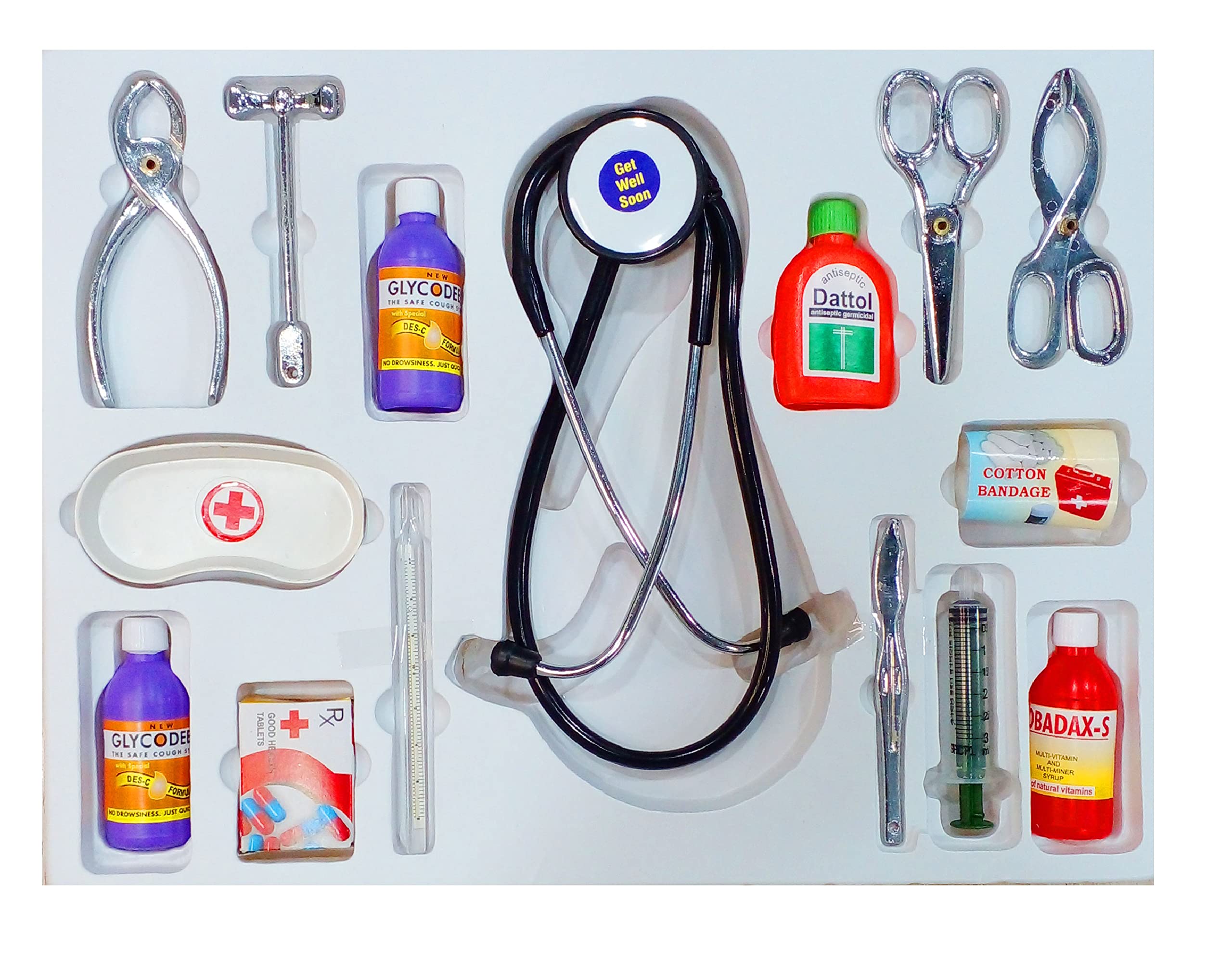 KOBBET® Doctor Set Toys for Girls Boys | Doctor Toys for Kids | Medical Clinic 12 Pieces Set | Doctor Set Pretend Play Toy { Made in India } Doctor Junior Best Gift Set for Kids Plastic Toy (B09Y1NT8PN) Amazon Price History, Amazon Price Tracker