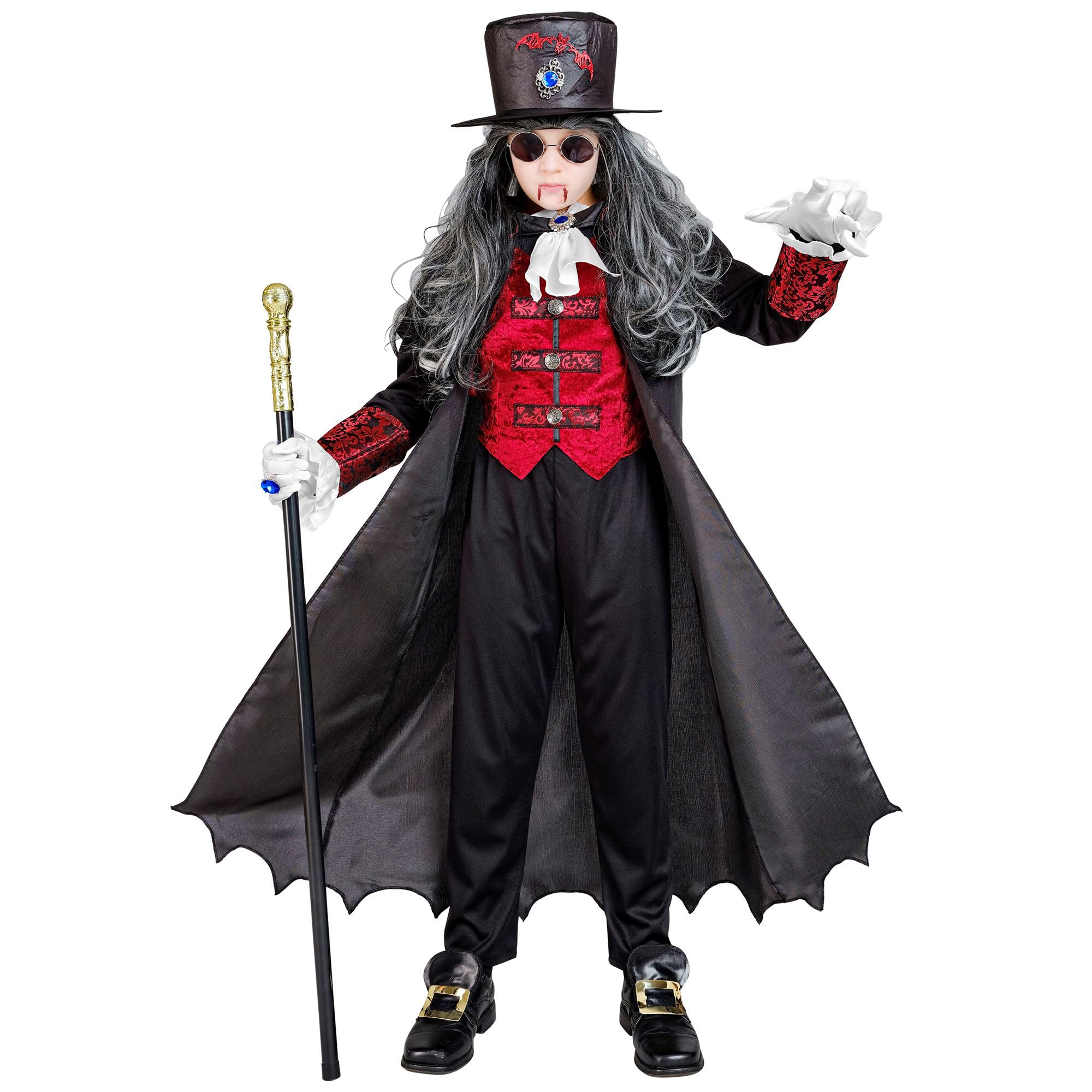 Widmann Vampire & Dracula Costumes | Vampire Bloodthirst | Boy | Size 116 | Halloween | Dress Up Clothes