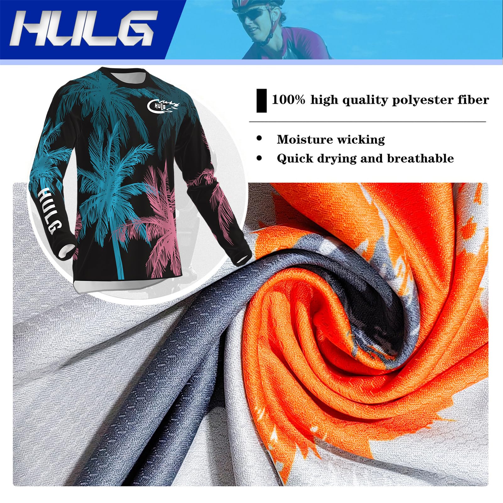 Maillot De VTT, Maillots De Cyclisme pour Hommes, Maillot De Motocross, Combinaison De Descente, Adapté Aux Motos VTT/BMX/Cross-Country Et Autres Sports
