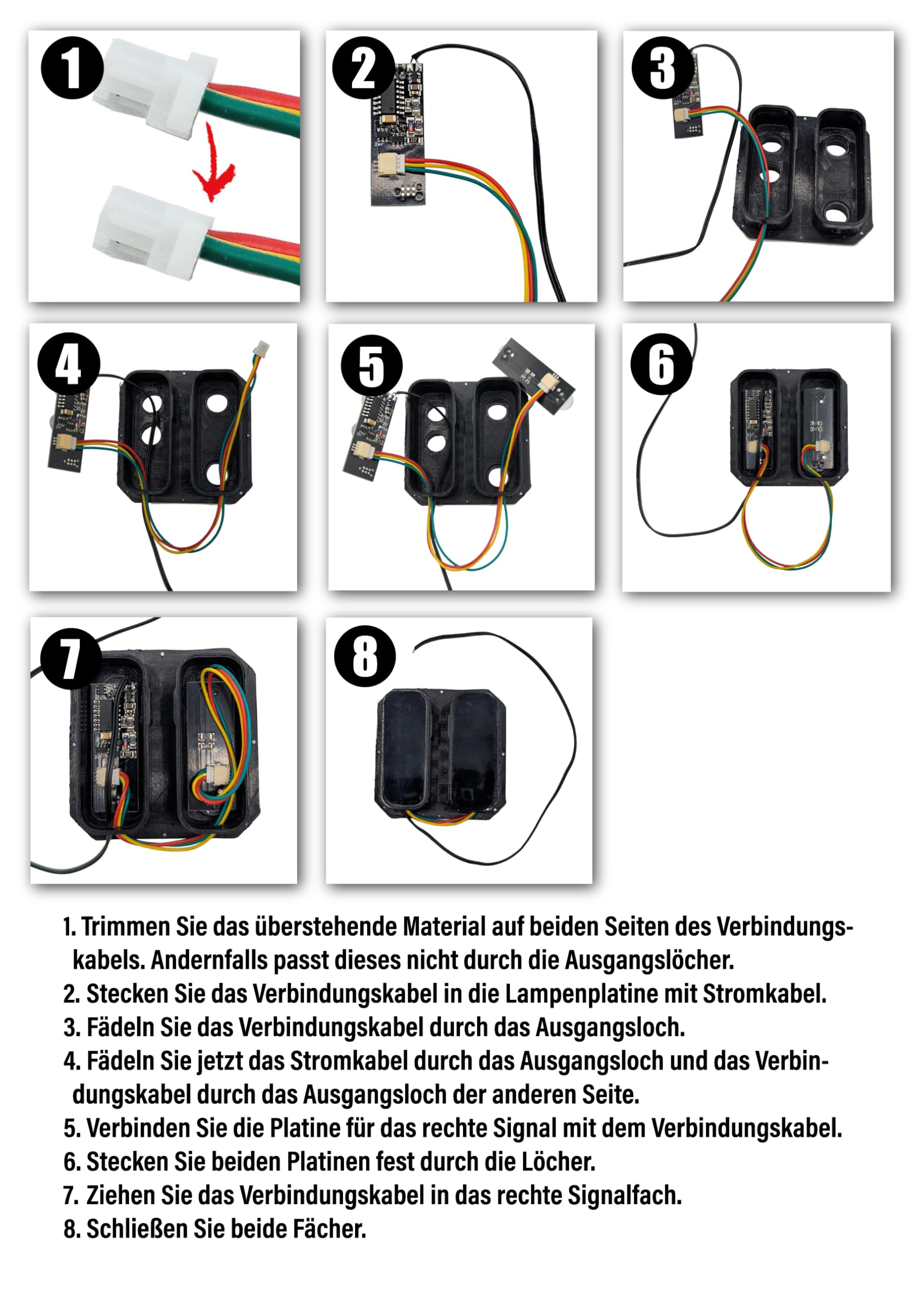Lichtsignal Kopf RhB Vorsignal Typ L für Spur G analog/digital