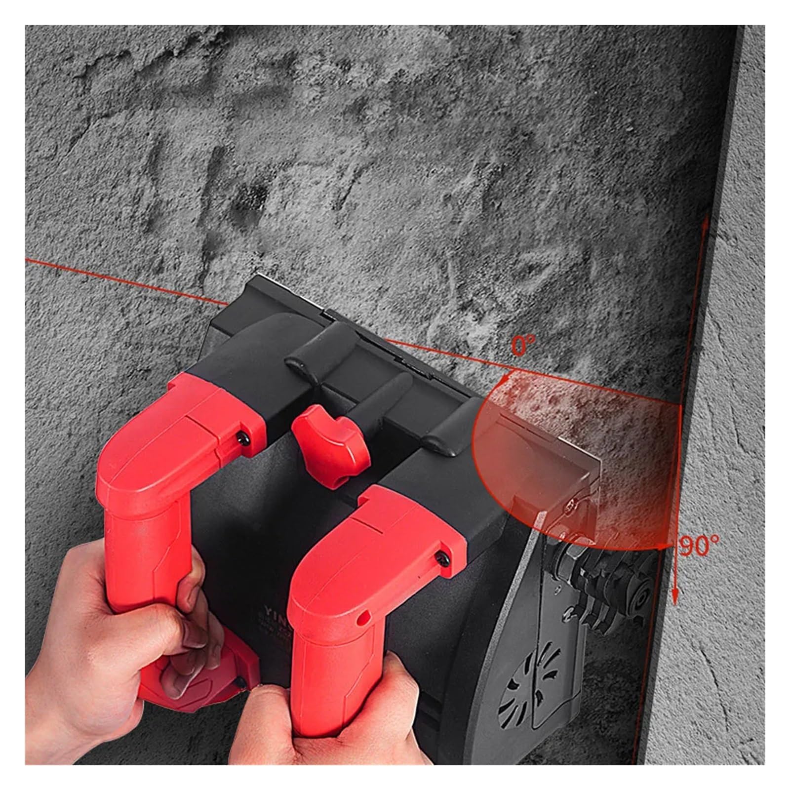 Strug elektryczny, Szpachlówka o mocy 1180 W. Bezpyłowa renowacja ścian betonowych. Łopata szara. Automatyczna łopata ścienna.